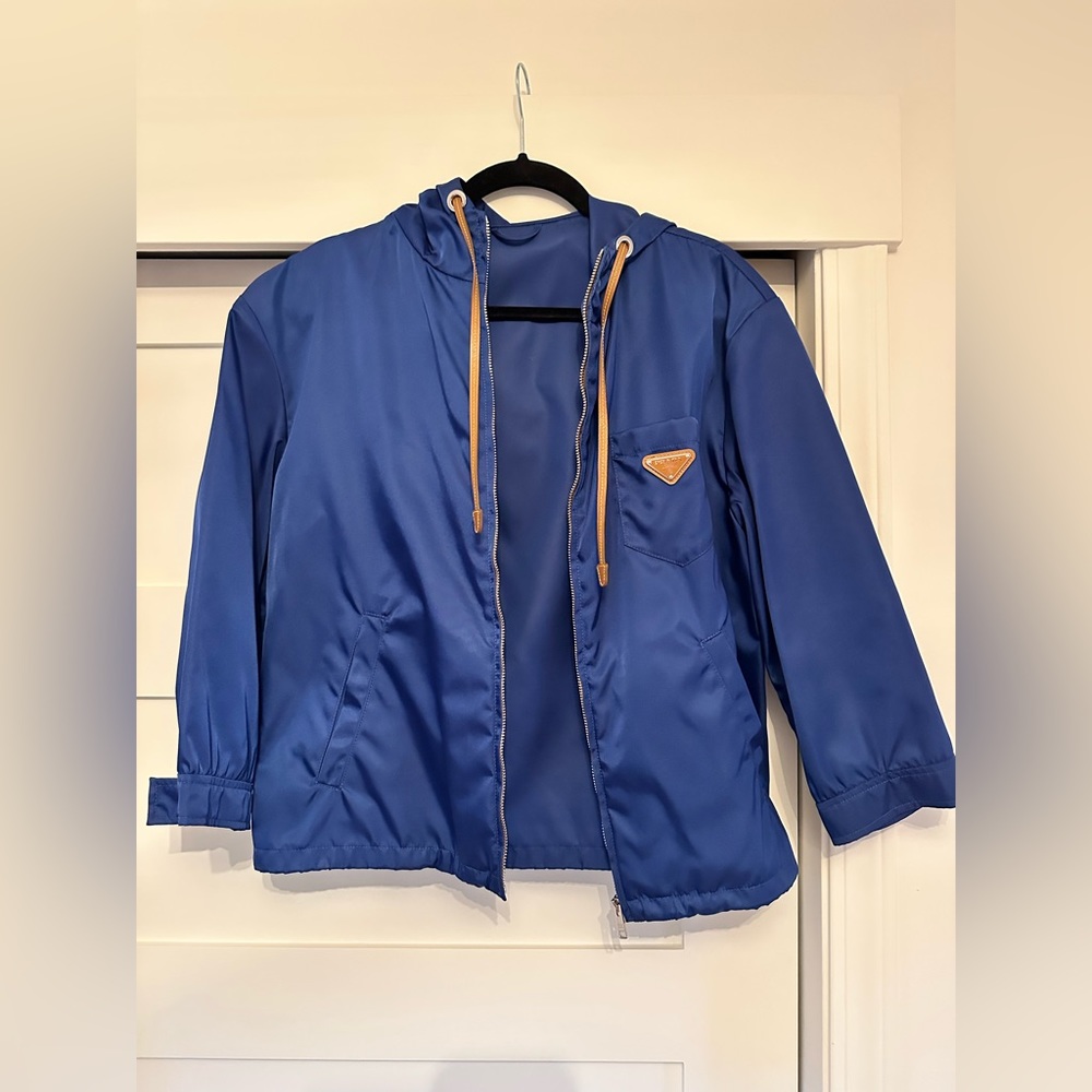 PRADA NYLON JACKET w/ Hood Size 42
